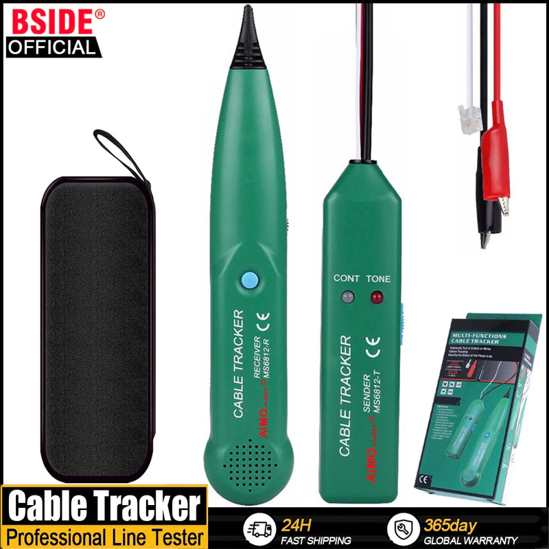 Testador e Localizador de Cabo de Rede e Telefonia MS6812 Profissional