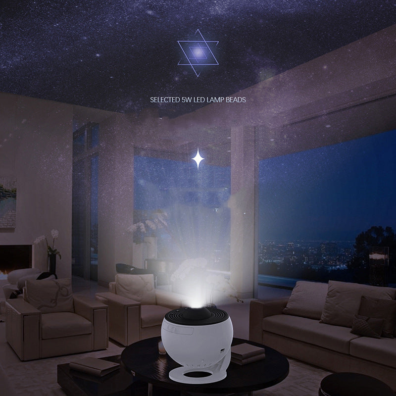 Luz Noturna Projetor Galáxia e Céu Estrelado 360º Planetário - Perfeito para Presente