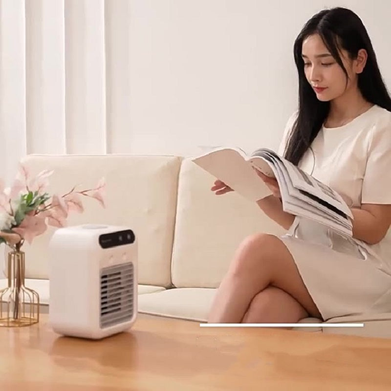 Climatizador de Ar Ventilador com Água para Sala Escritório Carro - Portátil