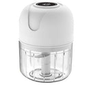 Mini Processador Triturador Elétrico 3 Laminas Moedor Alho Cebola Vegetais Fruta Amendoim 250ml Recarregável USB