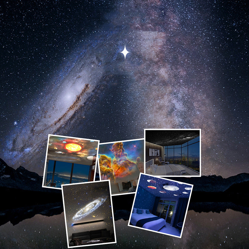 Luz Noturna Projetor Galáxia e Céu Estrelado 360º Planetário - Perfeito para Presente