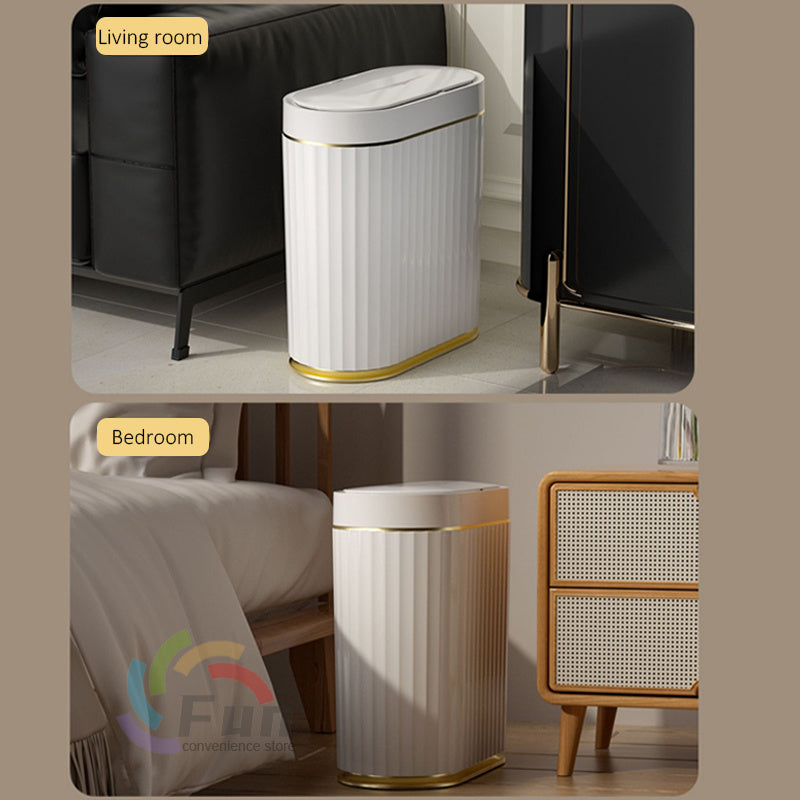 Lixeira com Tampa Inteligente para Quarto, Banheiro e Sala de Estar