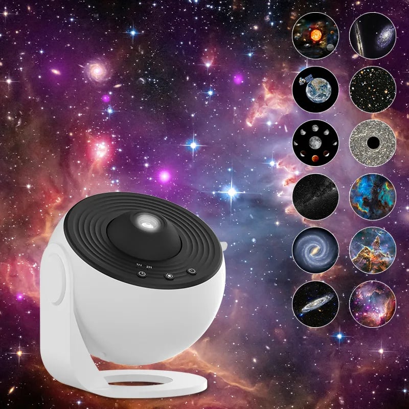 Luz Noturna Projetor Galáxia e Céu Estrelado 360º Planetário - Perfeito para Presente
