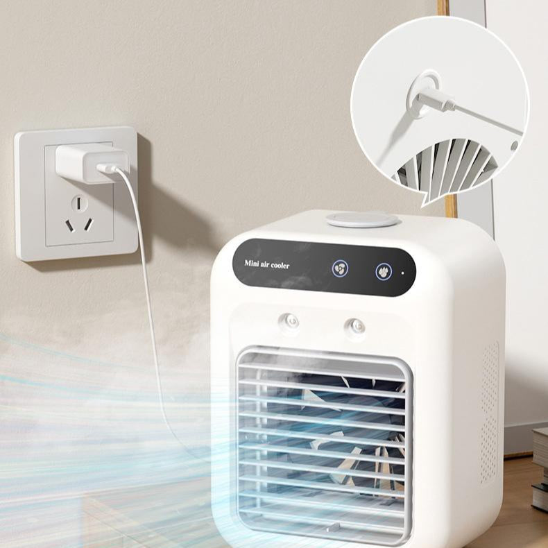 Climatizador de Ar Ventilador com Água para Sala Escritório Carro - Portátil