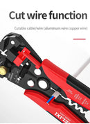 Alicate Descascador Fio, Crimpagem, Corte de Cabos, Multifuncional, Terminal, 0,2-6,0mm ² | MODUS
