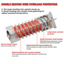 Pistola de Ar Quente com Temperatura Ajustável