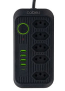 Filtro de Linha | Tomada Elétrica | Tomada USB e USB-C 110V - 220V | COIBEU