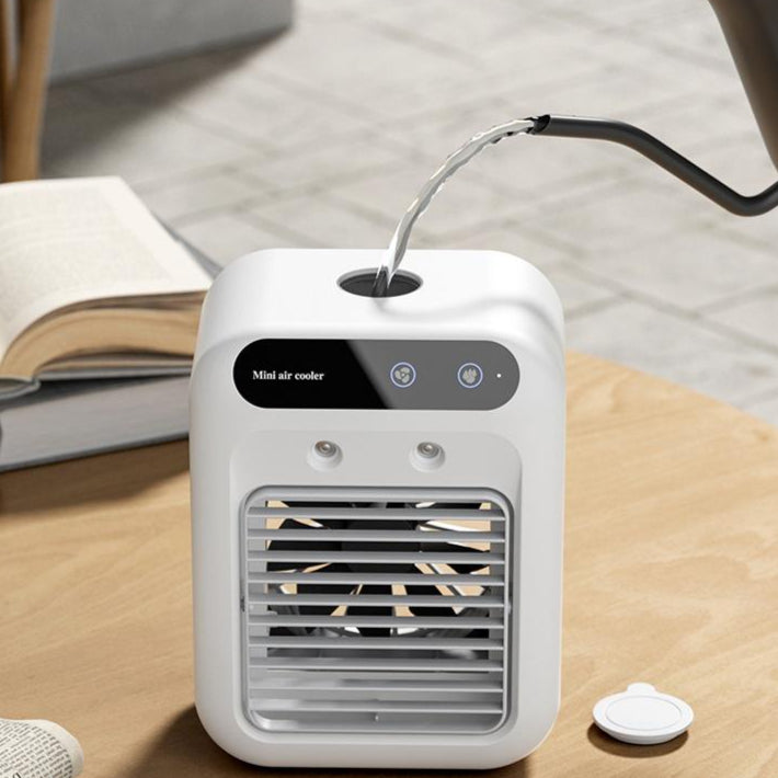 Climatizador de Ar Ventilador com Água para Sala Escritório Carro - Portátil